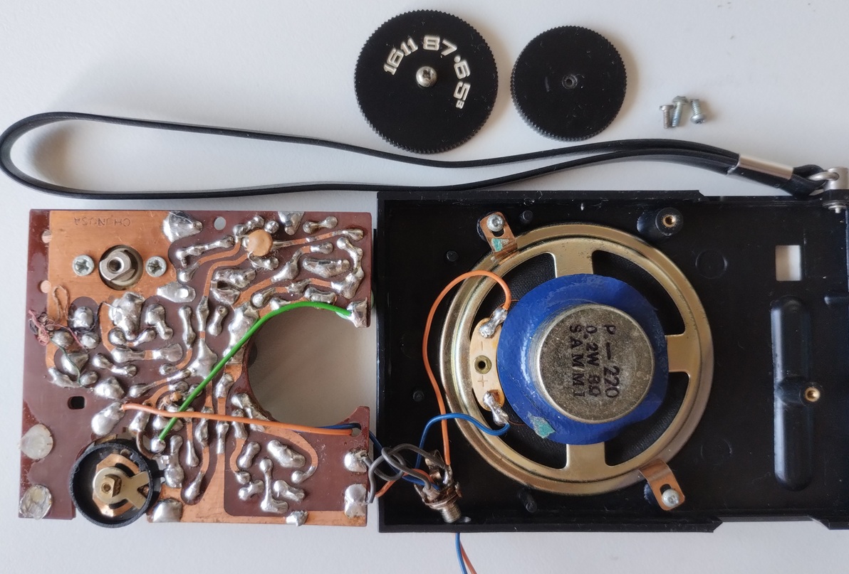 50年前のジャンク6石ラジオをレストア！単4NiMH電池2本で動かす