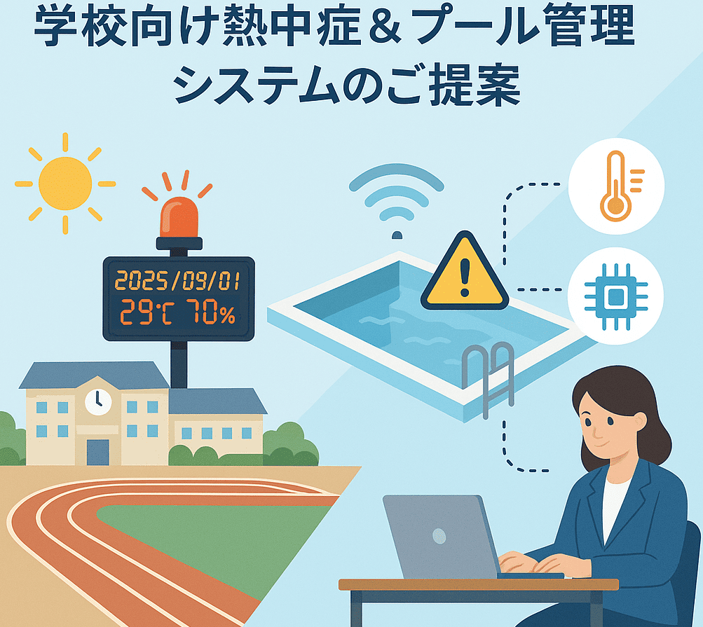 image from 学校向け 熱中症＆プール管理システムのご提案